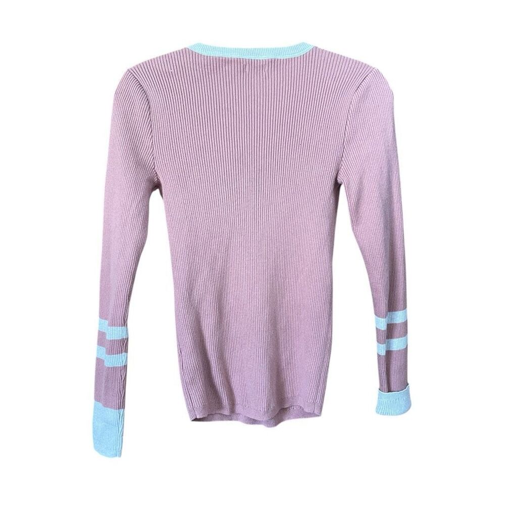 Faherty Cotton Cashmere Henley Sweater - Picture 2 of 7